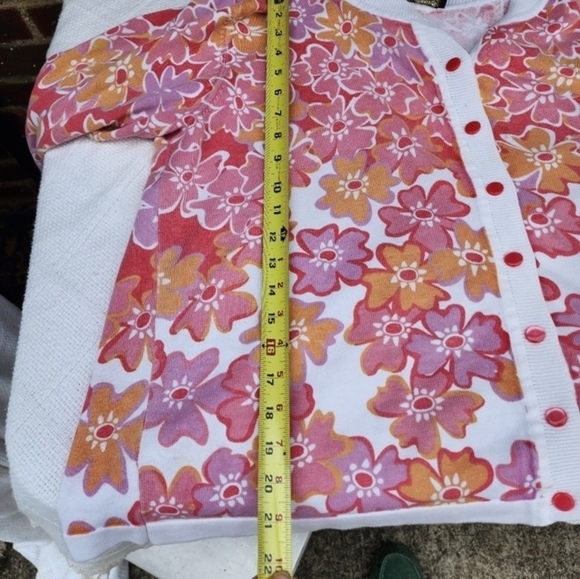 Bob Mackie Floral Cropped Sweater XL- 1X - Picture 8 of 9